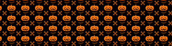 dark-orange-pumkin-and-crossbone-pattern